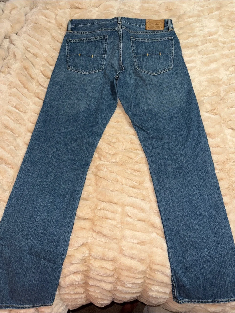 Polo by Ralph Lauren Straight-Leg Mid Blue Jeans